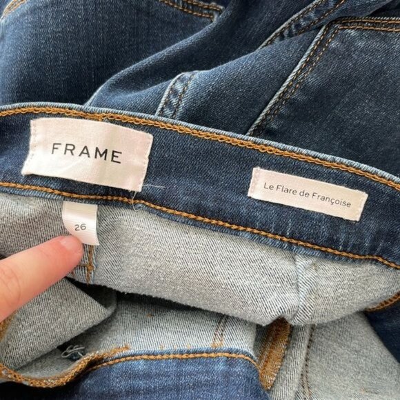 Frame Denim Le Flare de Francoise High Rise Jeans - Picture 10 of 13